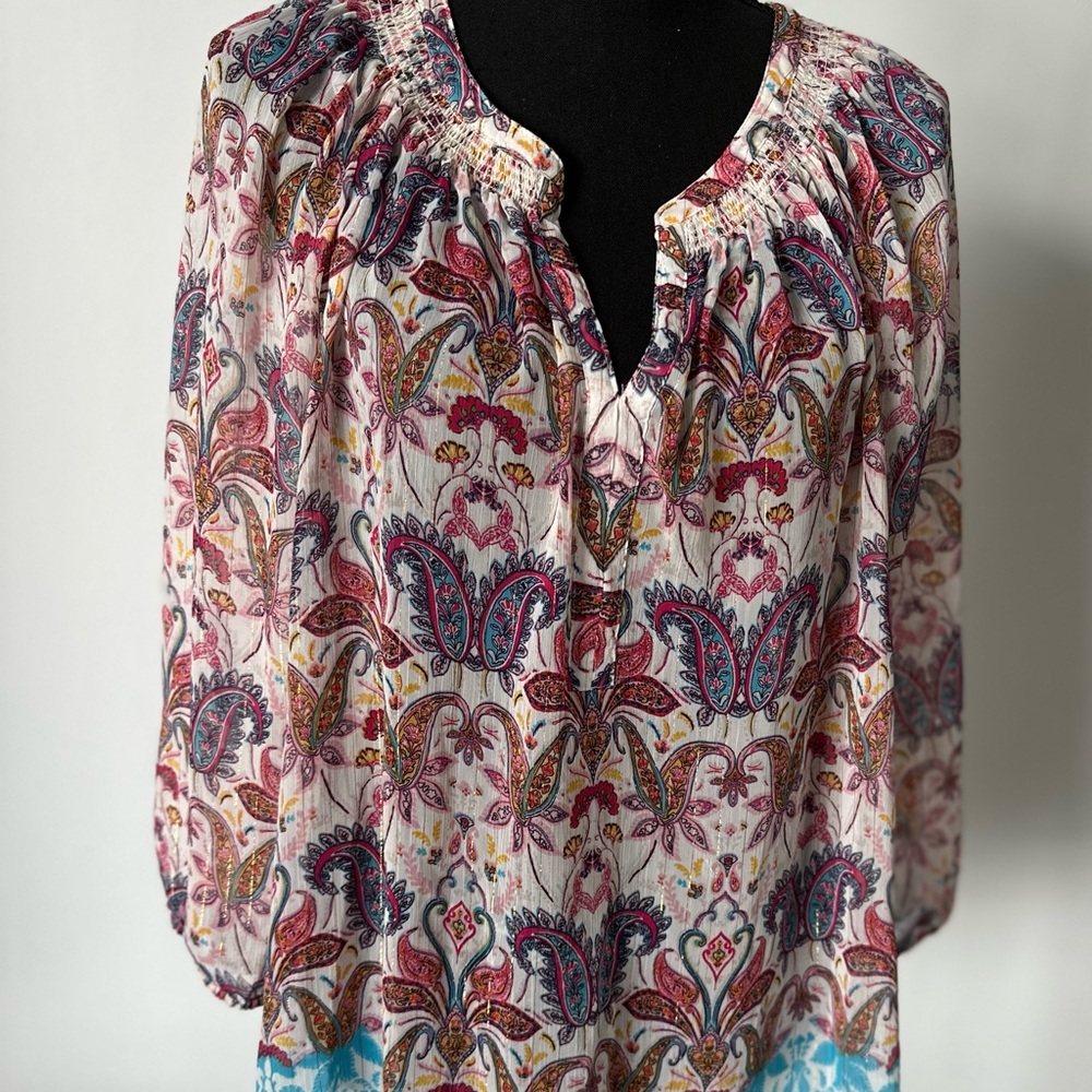 Floral Paisley Women's Top